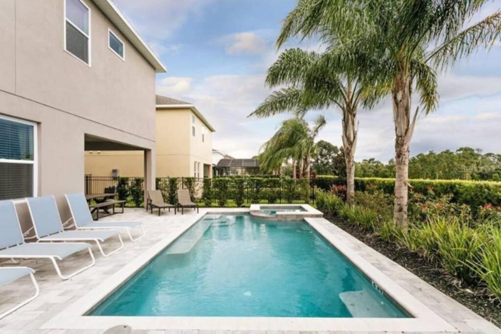 Luxurious Modern Villa Near Disney With Theater, Pool And Spa In Encore Resort At Reunion Орландо Экстерьер фото