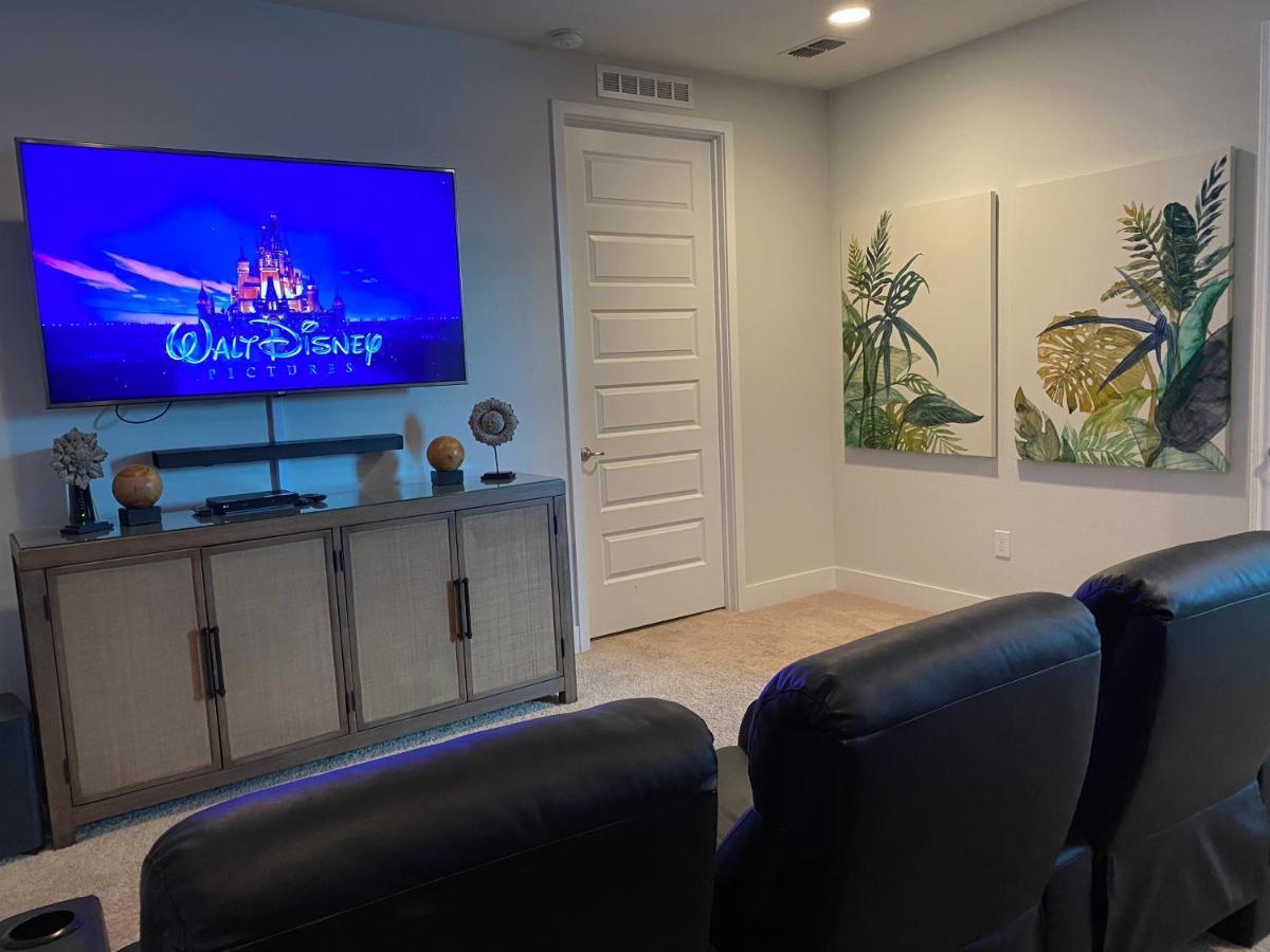 Luxurious Modern Villa Near Disney With Theater, Pool And Spa In Encore Resort At Reunion Орландо Экстерьер фото
